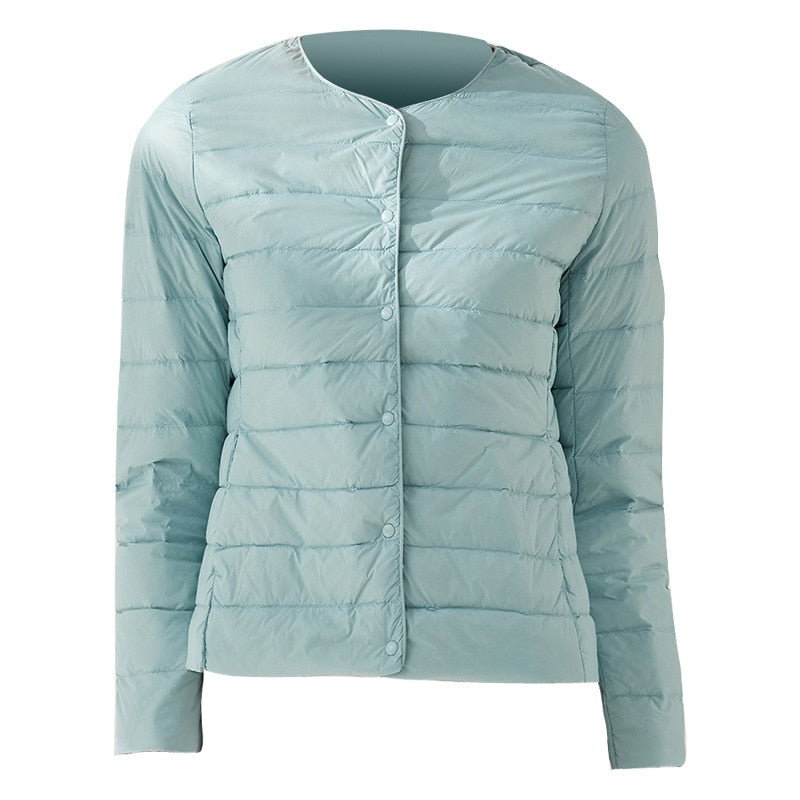Ultra Light Duck Down Women Matt Fabric Lightweight Coat Warm Female Windbreaker Parka  Women's Down Jackets Plus Coats
