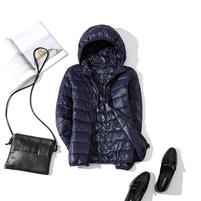 2026 New Brand 90% White Duck Down Jacket Women Autumn Winter Warm Coat Lady Ultralight Duck Down Jacket Female Windproof Parka