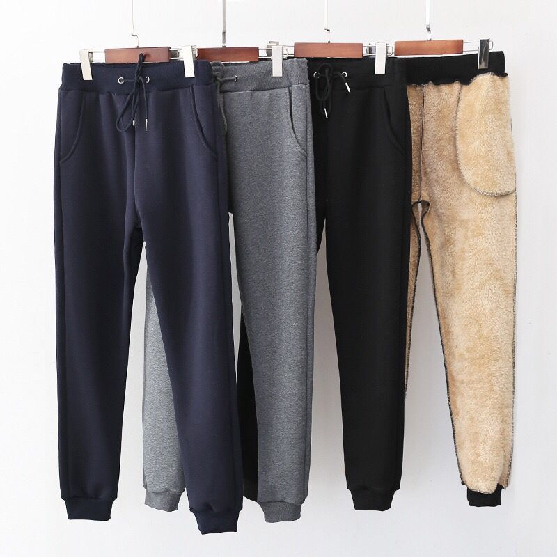 2020 Winter Women Pants Casual Loose Thicken Warm Women Pants Female Long Trousers Outwear High Waist Solid Harem Pants 2XL