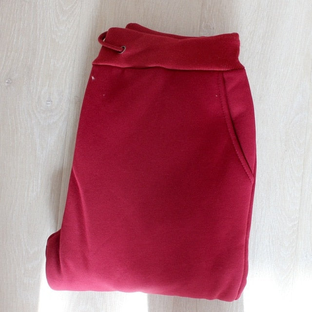 2020 Winter Women Pants Casual Loose Thicken Warm Women Pants Female Long Trousers Outwear High Waist Solid Harem Pants 2XL