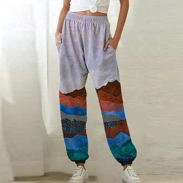 2020 Sweatpants Women Baggy Gray Sports Pants Joggers Women Wide Leg Oversized Streetwear High Waisted Trousers Women